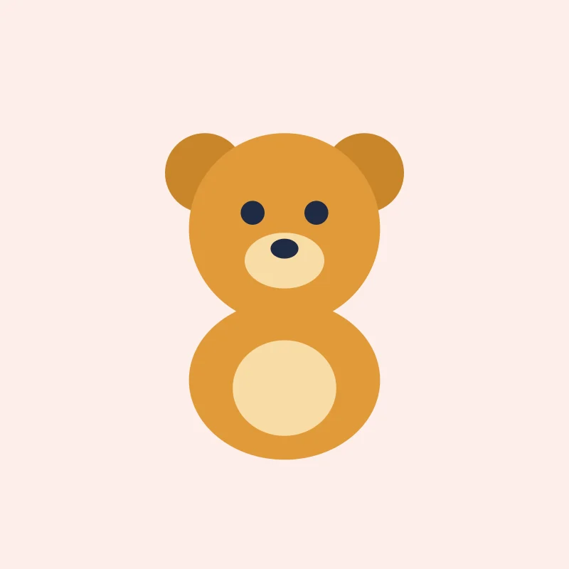 Plush Teddy Cub, 30 cm (illustration)